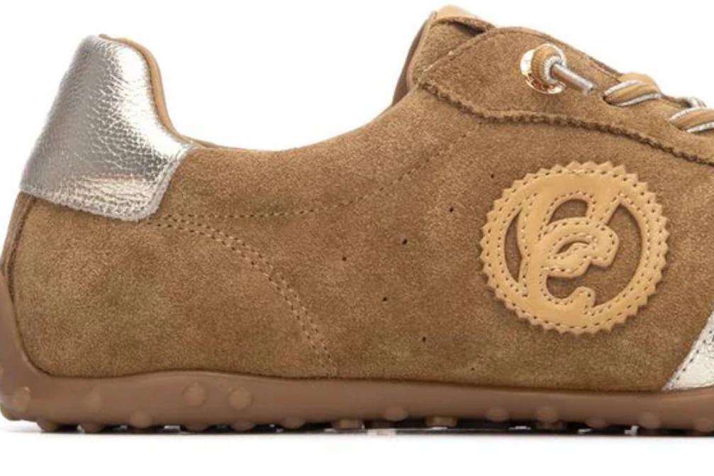 Zapatillas deportivas planas Carmela 163173 en Serraje – Sneakers Verano con Cordones, Plantilla Extraíble y Suela Antideslizante