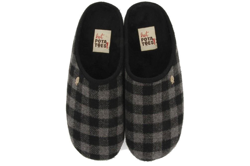 ZAPATILLAS DE CASA Hot Potatoes SAVANNAH 73885 en gris de hombre