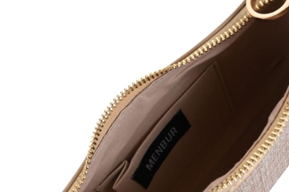 Bolso de Fiesta Menbur AMB60 Oro de Hombro y Bandolera