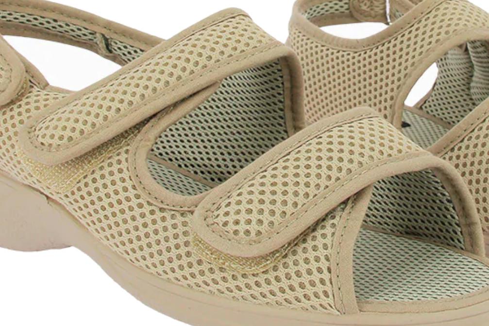 Sandalias Doctor Cutillas 21739 Rejilla Beige Mujer | Cómodas, Transpirables y Ajustables