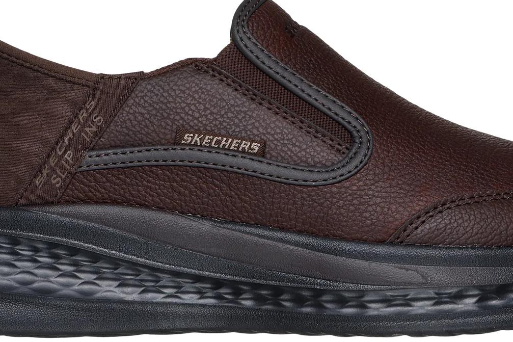 Zapato depotivo Skechers Slip-ins Relaxed Fit: Slade - Cooper en marrón