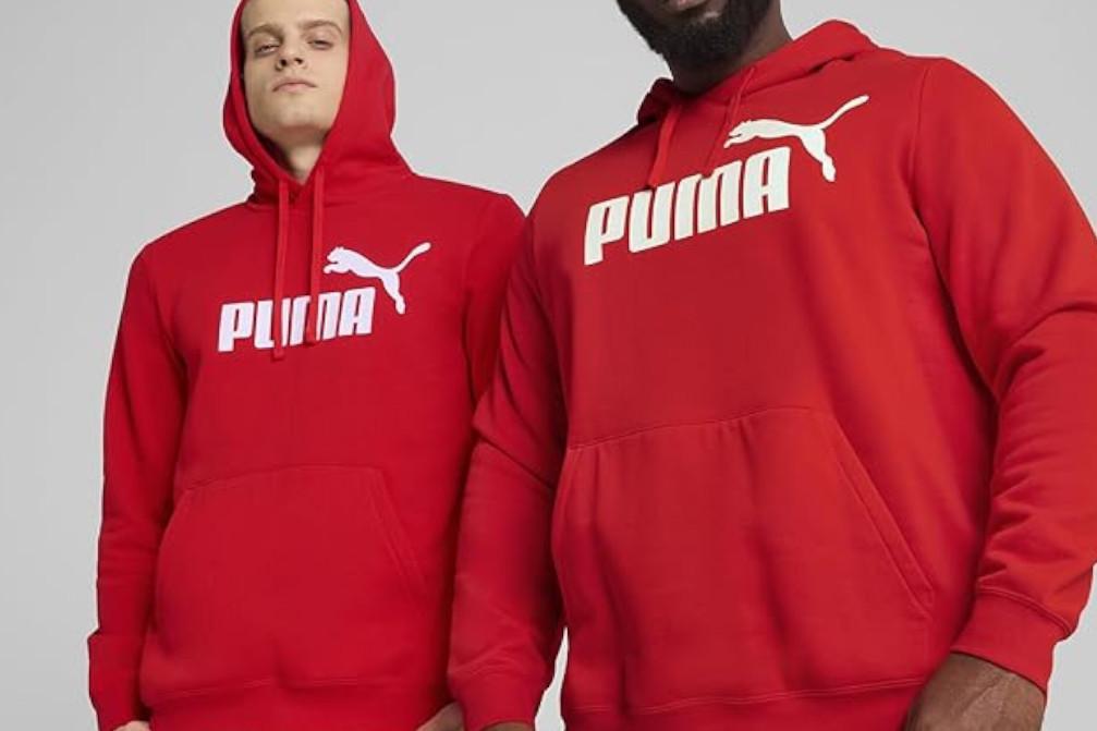 Sudadera con capucha Puma 682572-11ESS No. 1 Logo Hoodie FL en rojo