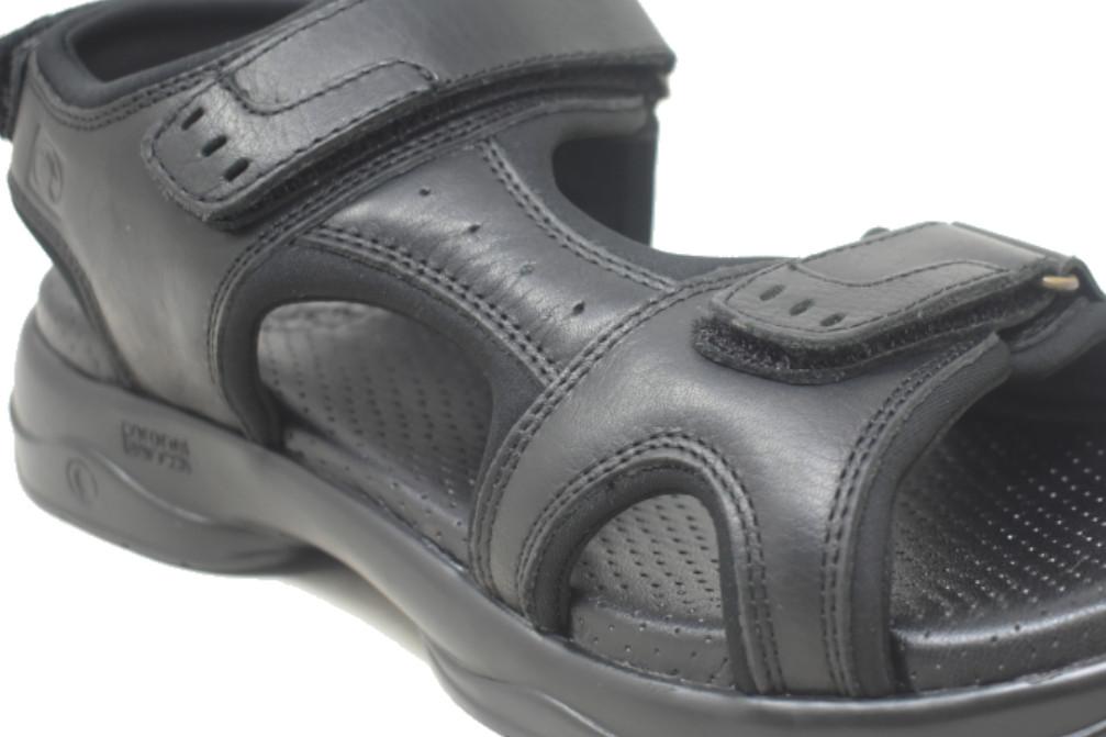Sandalias deportivas Coronel Tapiocca C702-18 para hombre negro de Piel