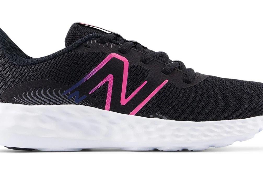 Zapatillas Running Mujer New Balance 411 V3 Negras Ligeras y Estables