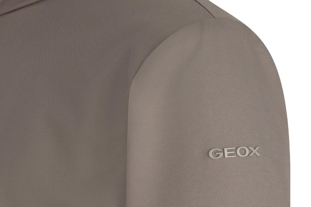 Cazadora larga Geox M5620M VINCIT en taupe