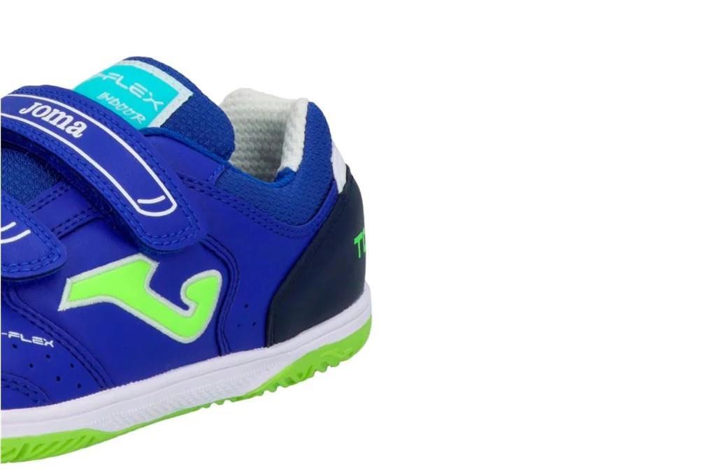 Zapatillas de fútbol sala JOMA TOP FLEX JR 2504 INDOOR TPJS2504INV para niño en azul