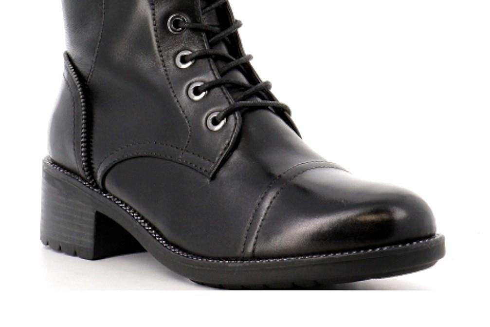 Botas militares altas Regarde Le ciel Emily 39 en negro para mujer