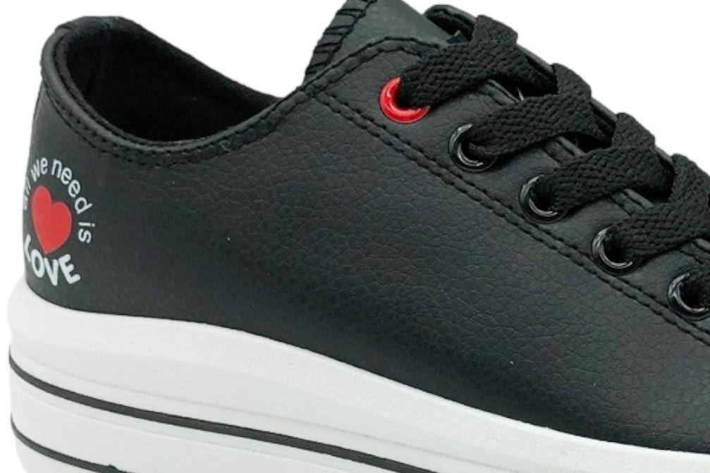 Zapatillas de lona Maraval W0350 en color negro para mujer