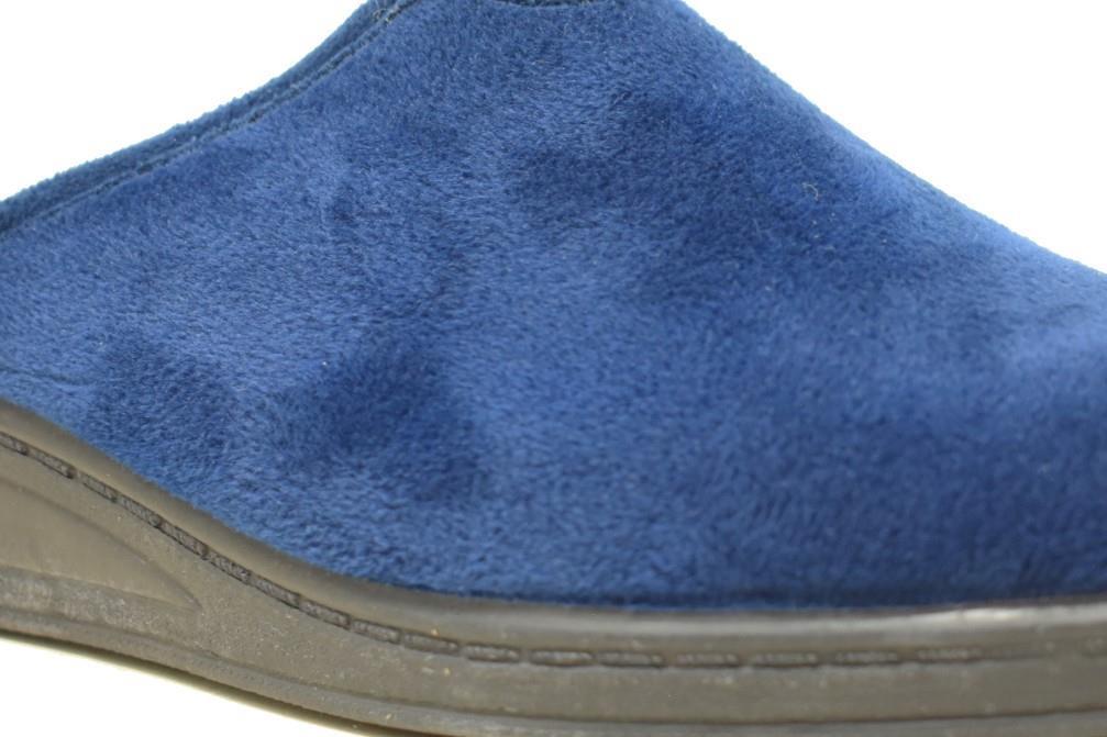 Zapatillas de casa destalonadas Calusas 715 en azul
