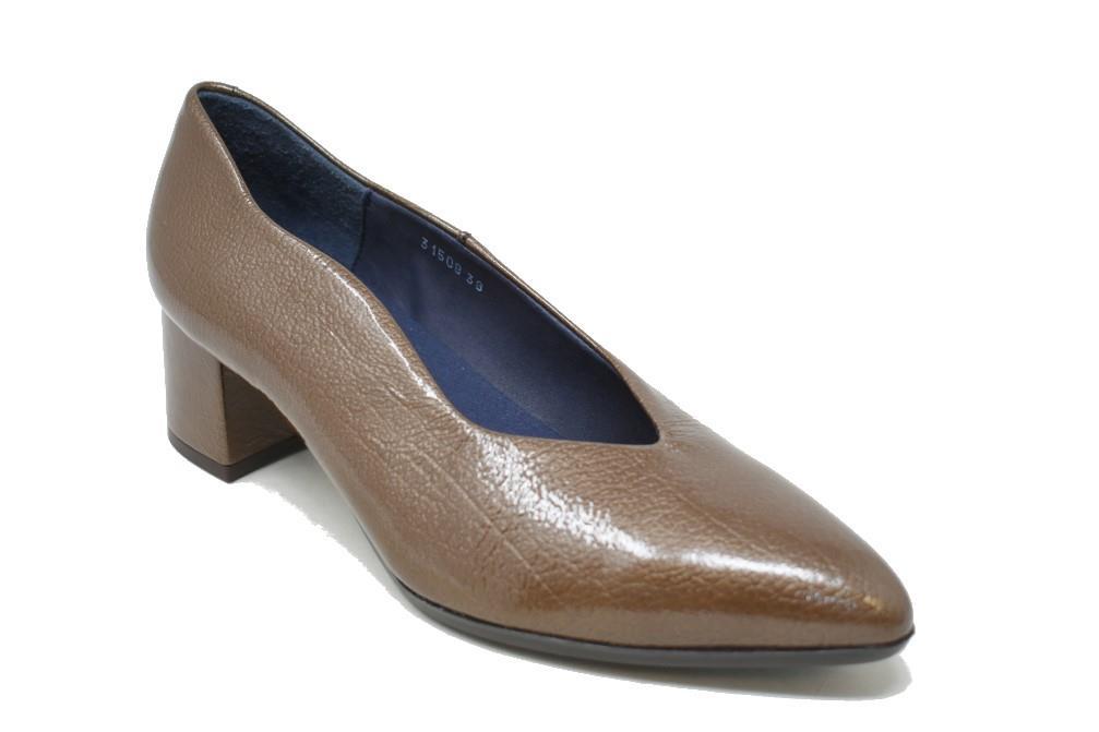 Zapatos de salón Callaghan Rock 31508 en trufa para mujer-Zapatos de tacón