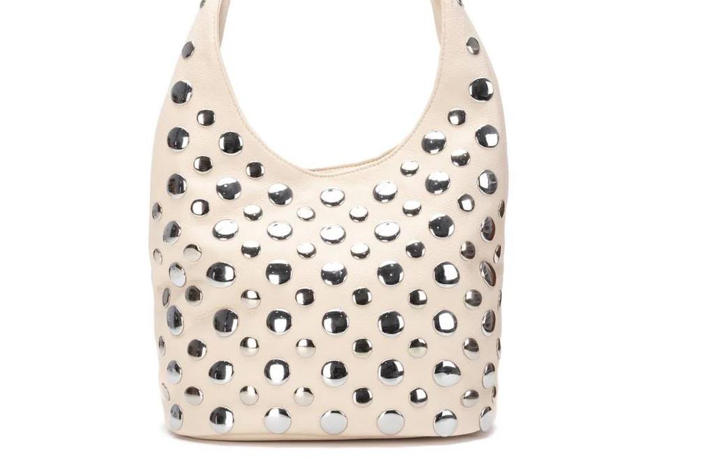 Bolso de hombro tipo shopper para mujer XTI 18456801 en beige
