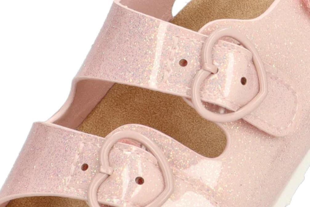 Sandalias planas Etika SAMOQUEIRA para niñas en rosa