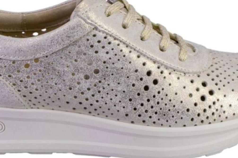 Zapatillas deportivas Pitillos 10410 en oro para mujer