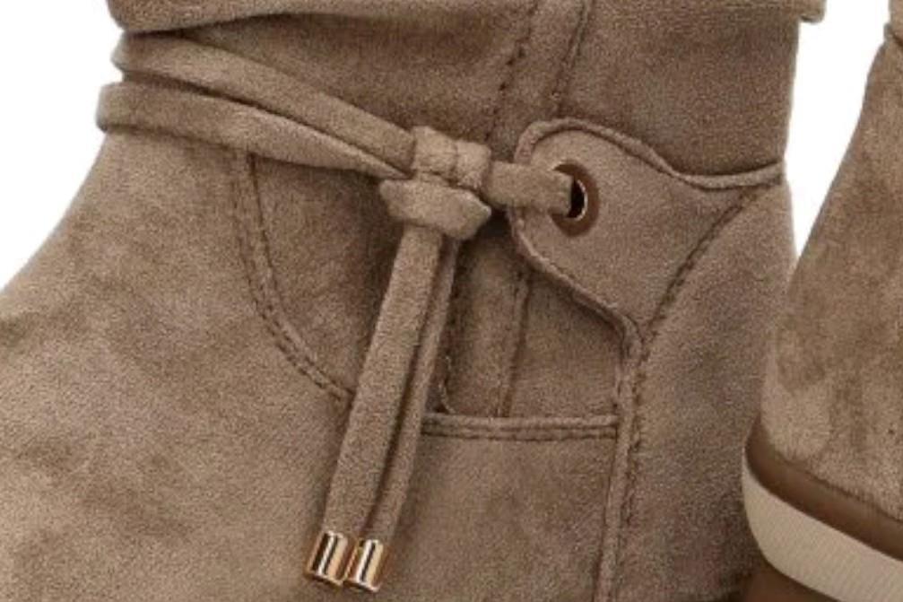 Botines planos Etika ANGER 02 11112 en taupe