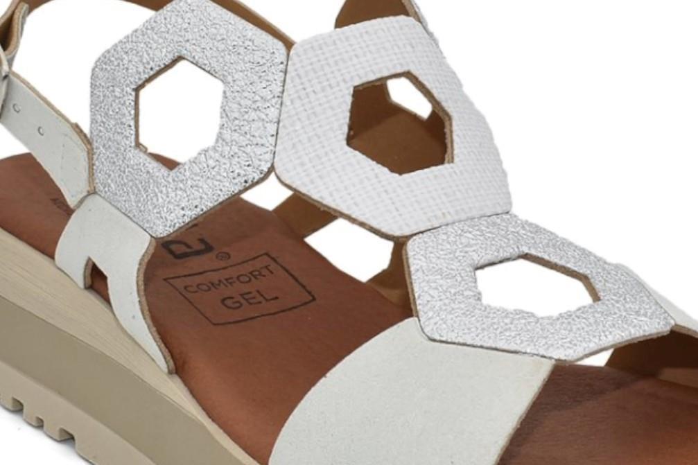 Sandalias con Cuña TEKILA S-1110 en Blanco para mujer