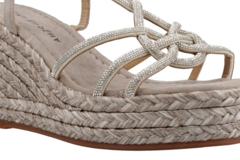 Sandalias con cuña Alma en pena V2551273 en taupe para mujer