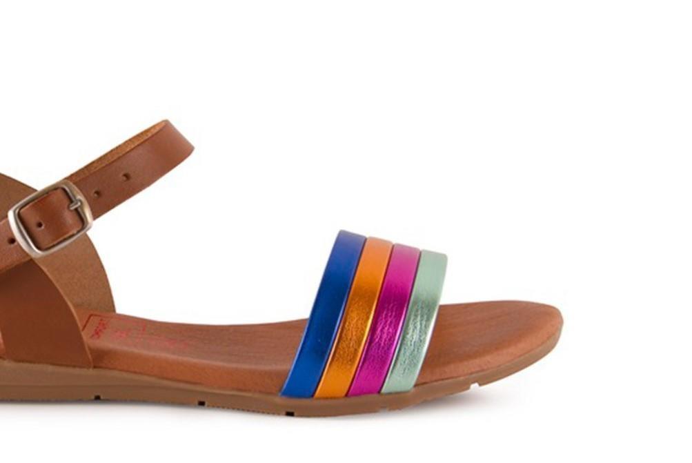Sandalias planas Tekila 134 multicolor para mujer
