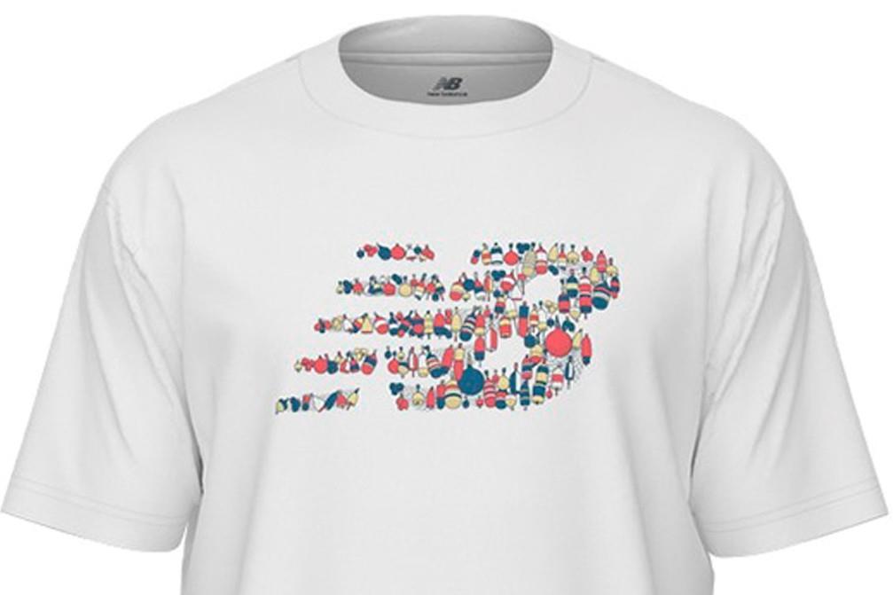 Camiseta NEW BALANCE wt MT51920 en blanco para hombre