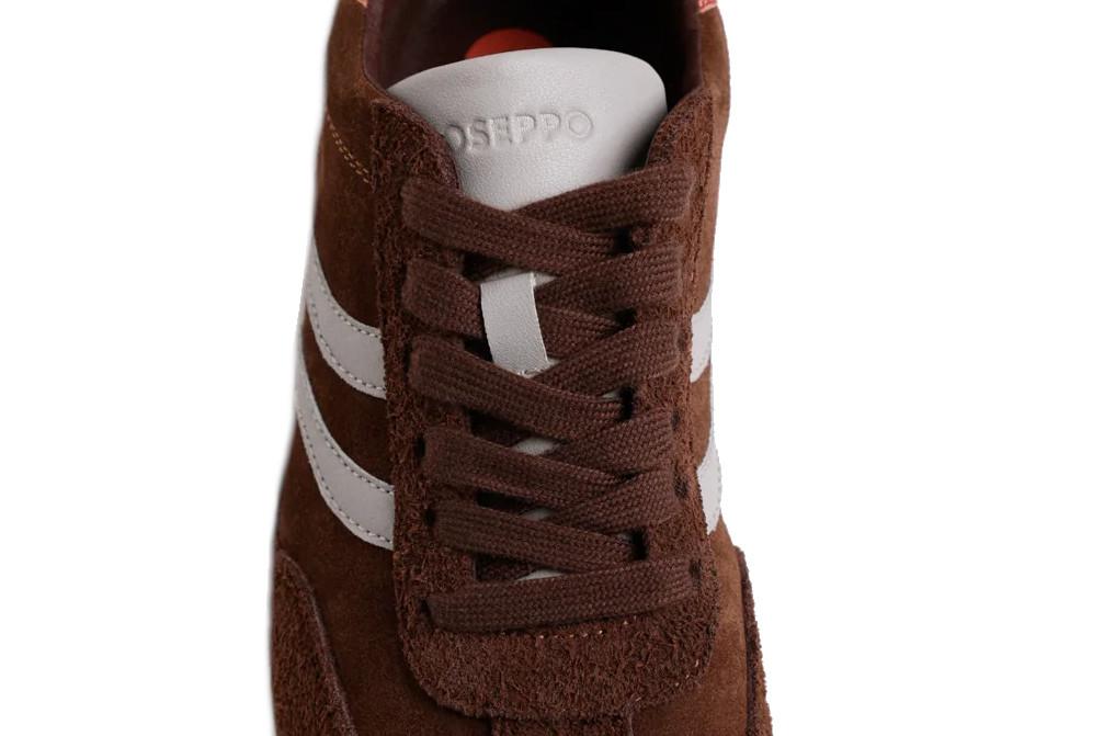 Zapatillas deportivas Barefoot Gioseppo 80249 de Piel marrón chocolate para mujer