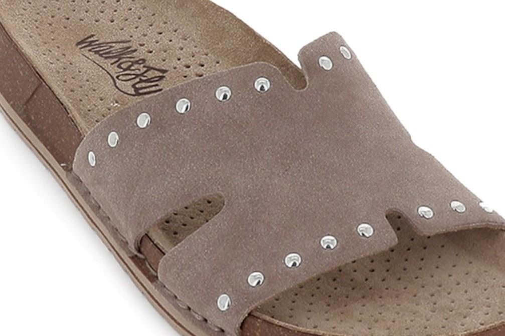 Zueco WALK & FLY 7447 50961 A5 CAMOSCIO en taupe