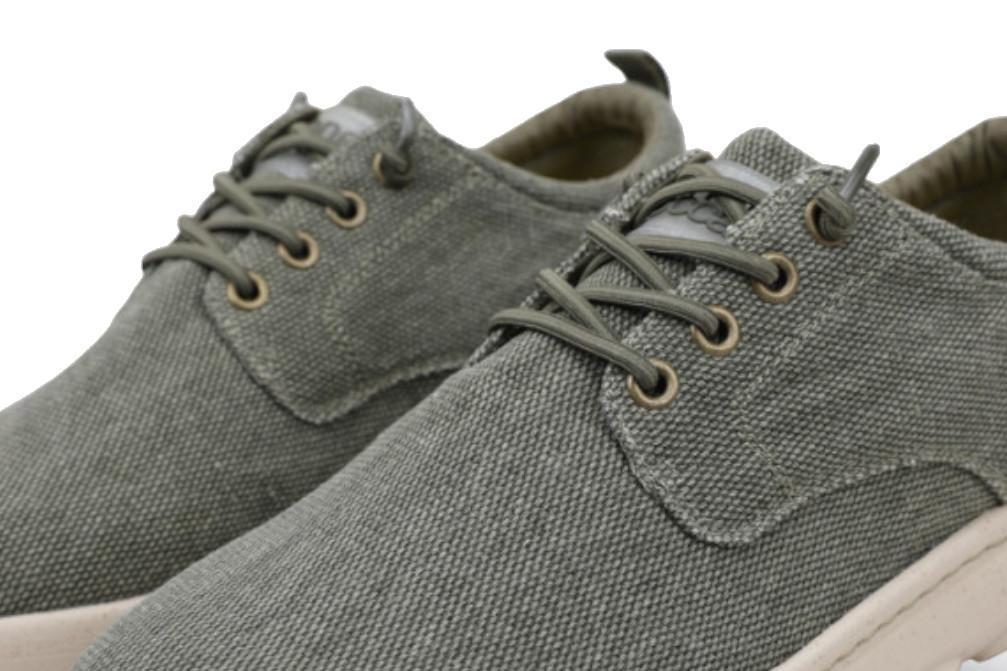 Zapatos con cordones de lona Coronel Tapiocca T856 en color caqui – Zapato Casual Elegante, Ligero y Cómodo