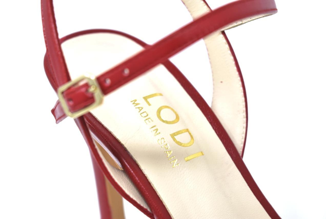 Sandalias de fiesta de Tacón Lodi-ILENIA – Elegantes para Mujer color rojo