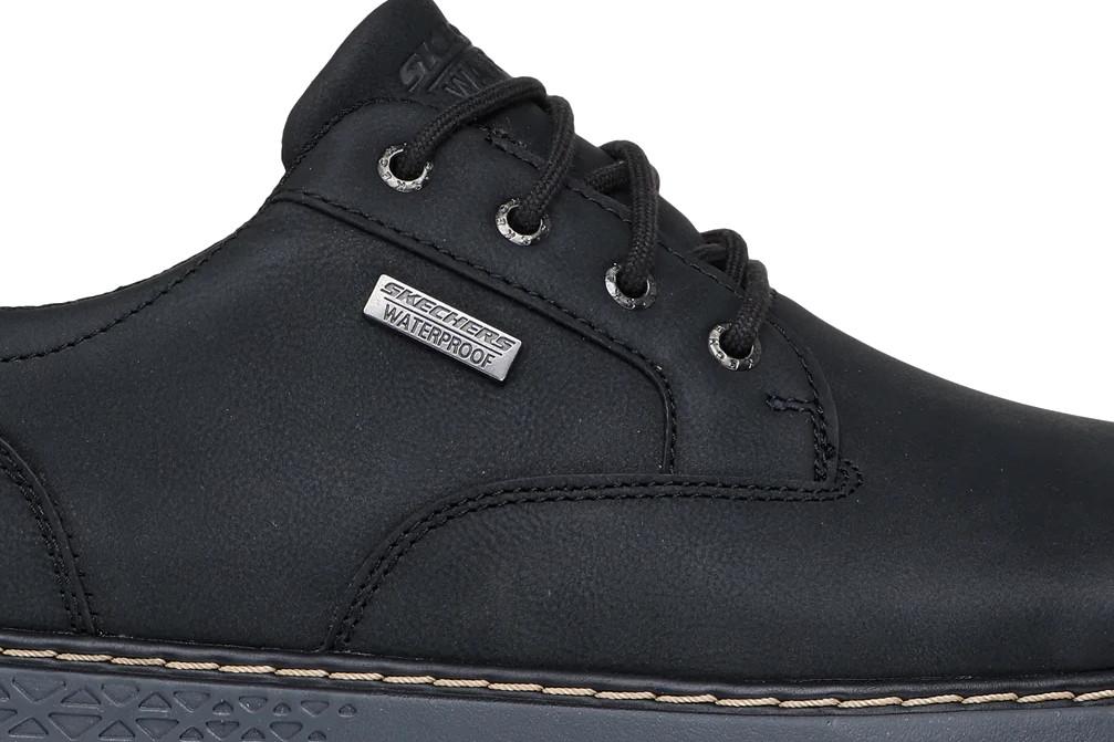 Zapatos deportivos Skechers Waterproof Relaxed Fit: Garlan - Pryor en negro