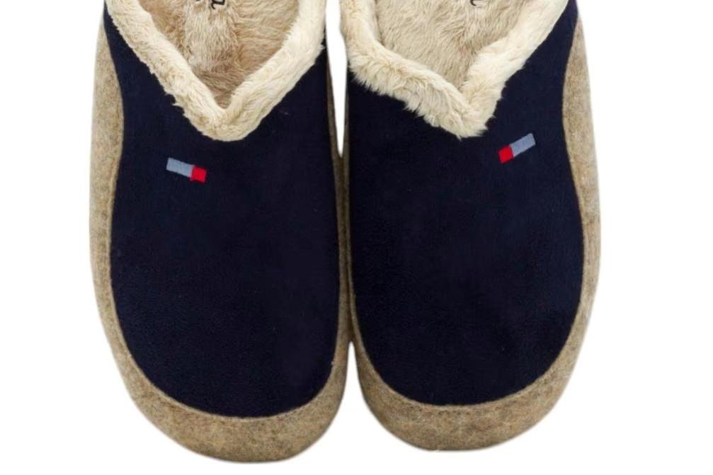 Zapatillas de casa Cabrera 3536 azul marino para hombre