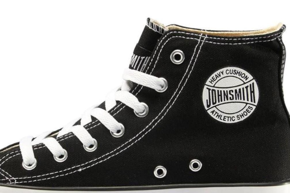 Zapatillas lona John Smith Libel high 25V en negro para mujer