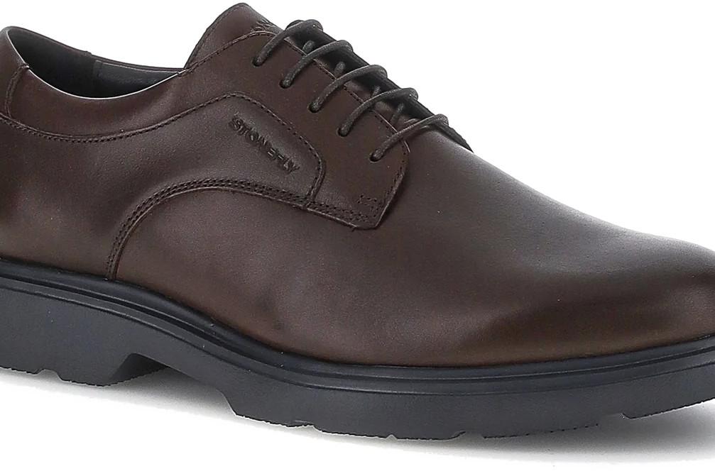Zapatos de vestir hombre Stonefly Forever 2 marrón de piel