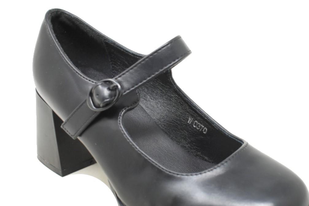Merceditas con tacón Maraval W0370 en negro para mujer