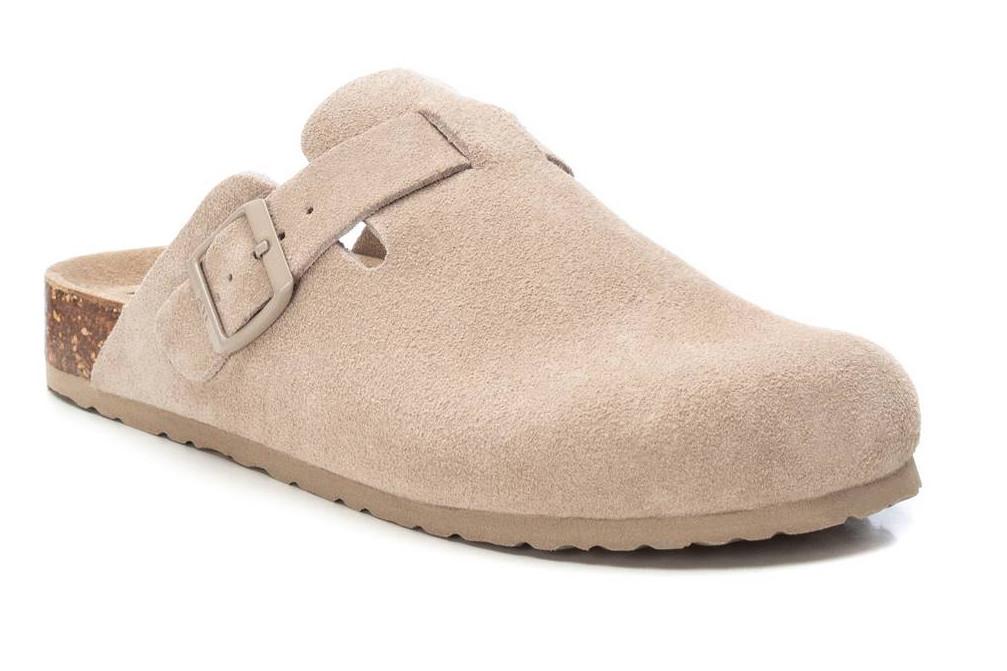 Zueco bio en beige para mujer XTI 142871 de Serraje