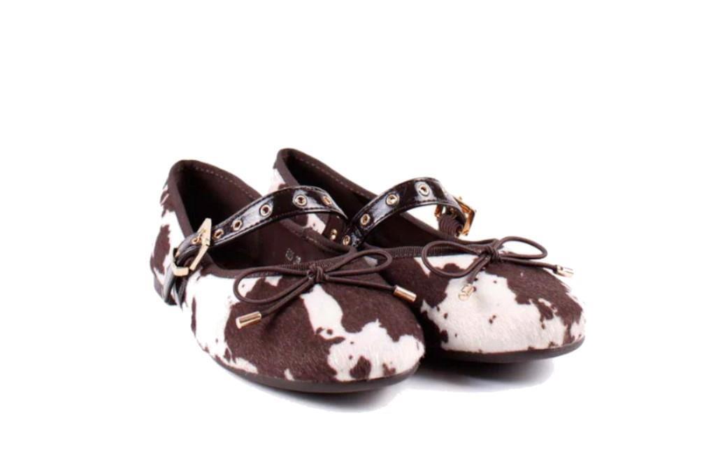 Bailarina de mujer ISTERIA 525 con estampado de vaca