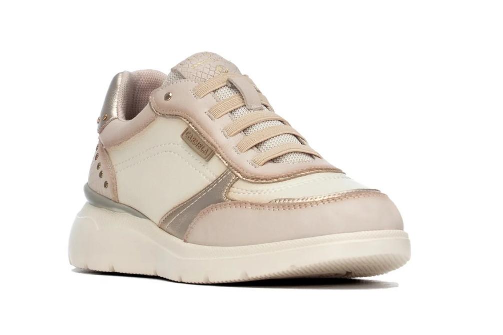Zapatillas deportivas de Piel Carmela 164219 Beige para Mujer