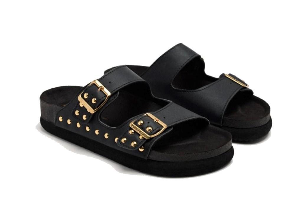Sandalias bio con tachas Gioseppo TALMADGE 74493 en negro