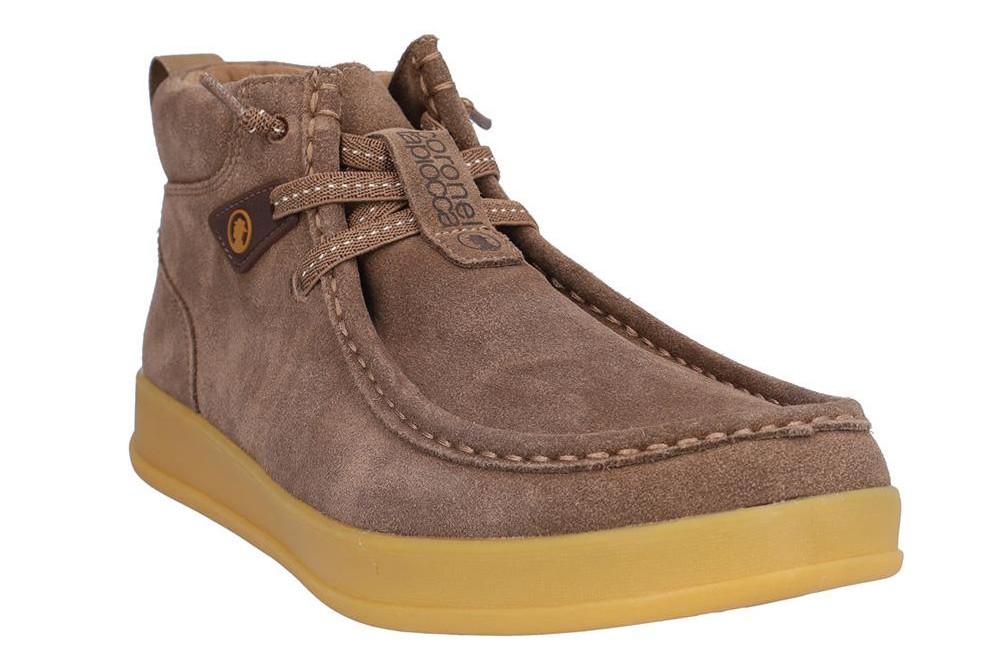 Botines wallaby Coronel Tapiocca T539-2 de serraje marrón para hombre
