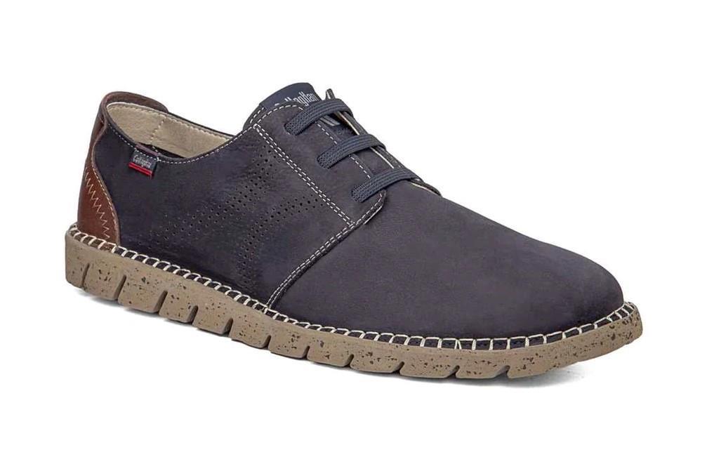 Zapatos con cordones Callaghan 43200 Viz en azul marino para hombre
