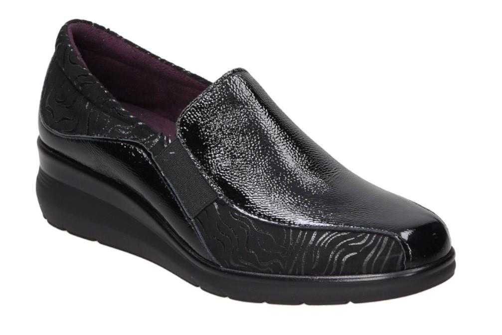 Mocasines cómodos Pitillos 10730 de color negro