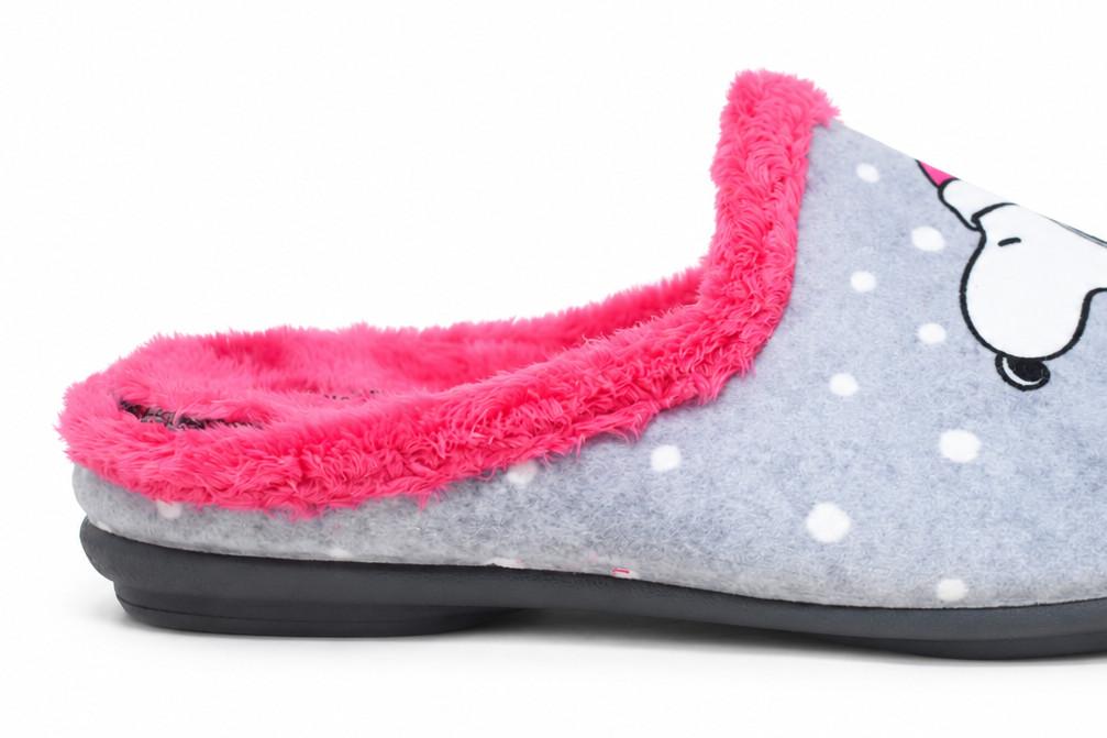 Zapatillas de casa mujer Vulca-Bicha 1359 con estampado de Snoopy