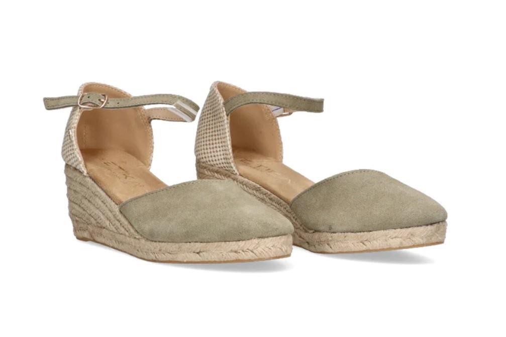 Alpargatas Etika Serrantes 20011 en kaki para mujer
