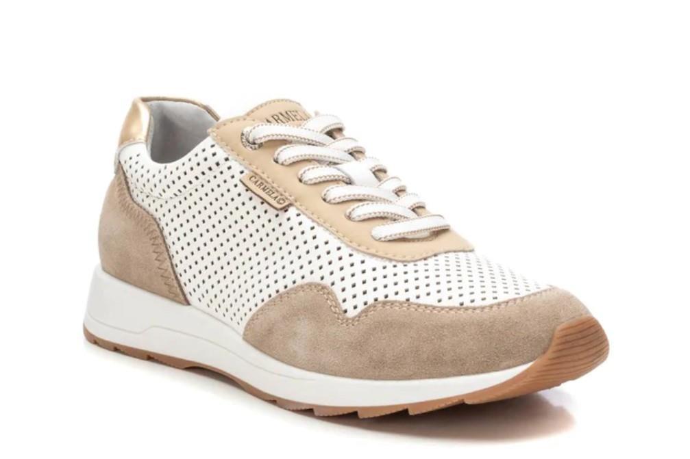 Zapatillas deportivas Carmela 162151 en beige para mujer