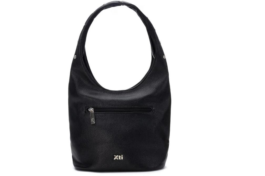 Bolso de hombro tipo shopper para mujer XTI 18456801 en negro