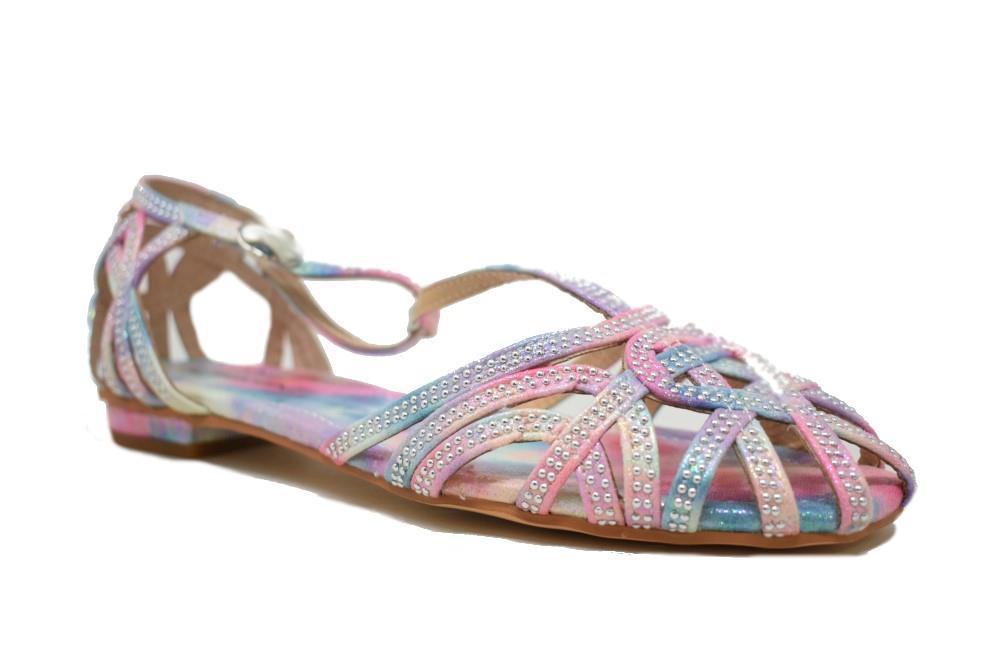 Sandalias planas cangrejeras V24T5165 HAWAII en multicolor