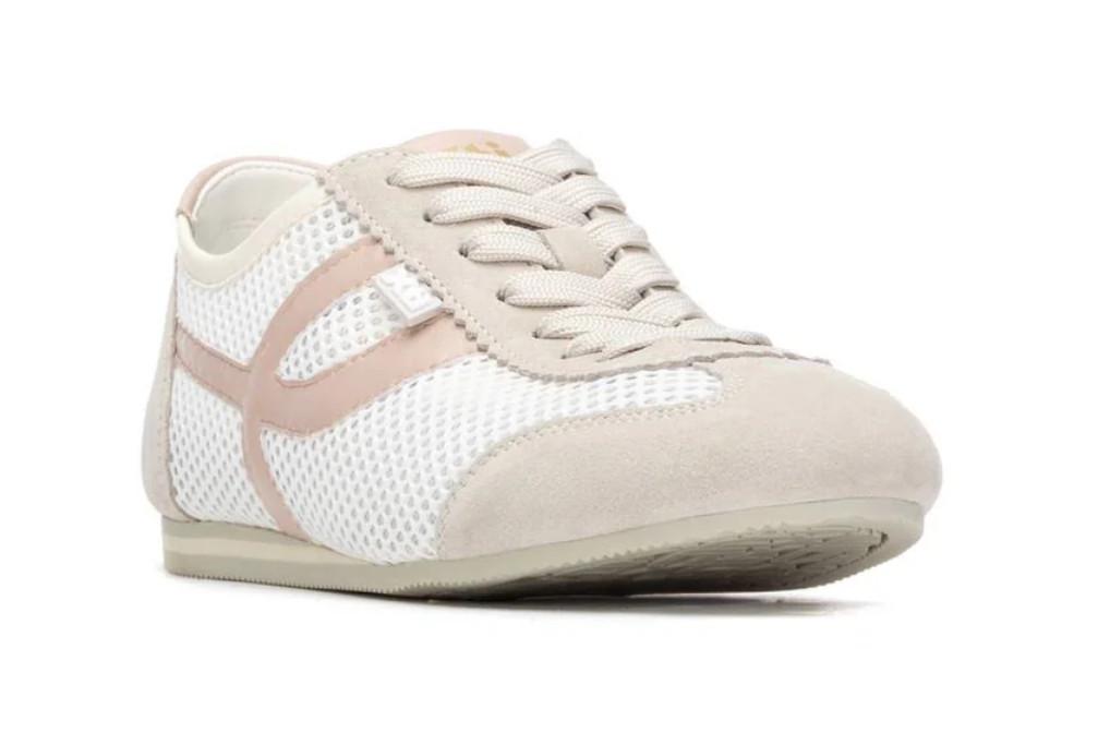 Zapatilla de mujer plana XTI 145229 textil con cordones ligera cómoda antideslizante