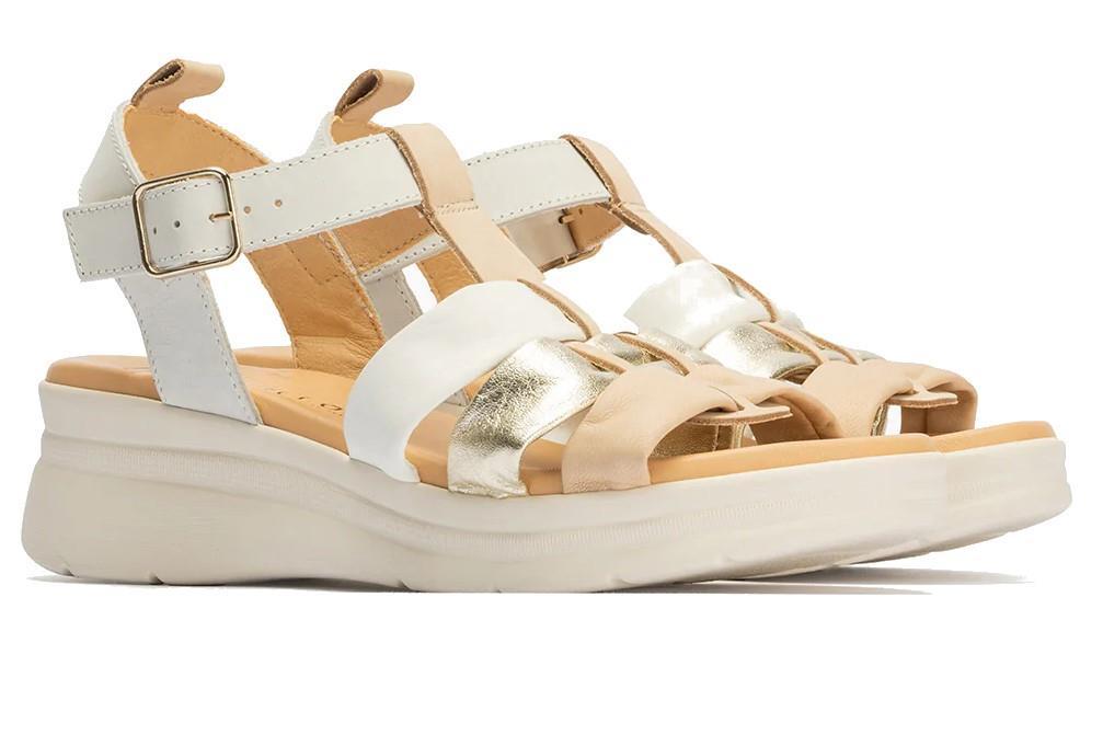 Sandalias pitillos 10614 en blanco para mujer