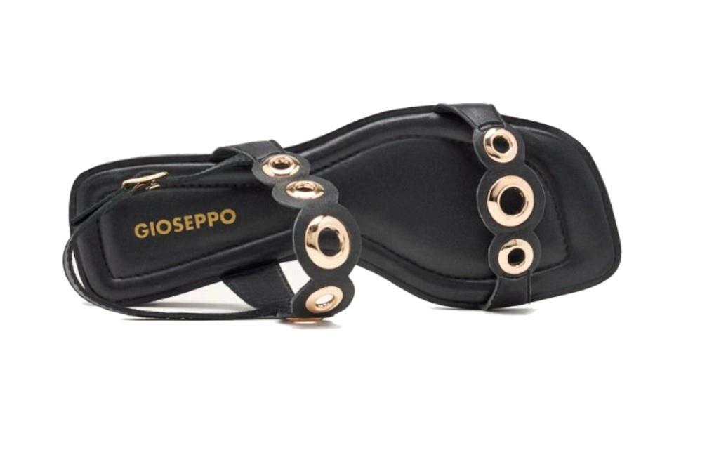 Sandalias planas Gioseppo SIREN 74348 en negro para mujer