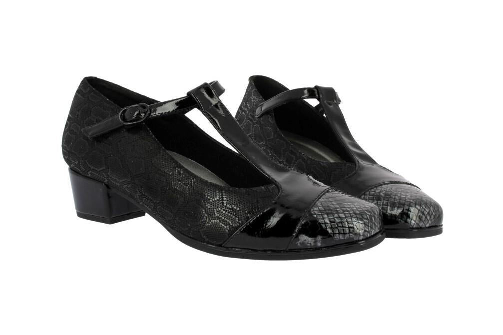 Zapatos de tacón bajo Doctor Cutillas 81766 de color negro
