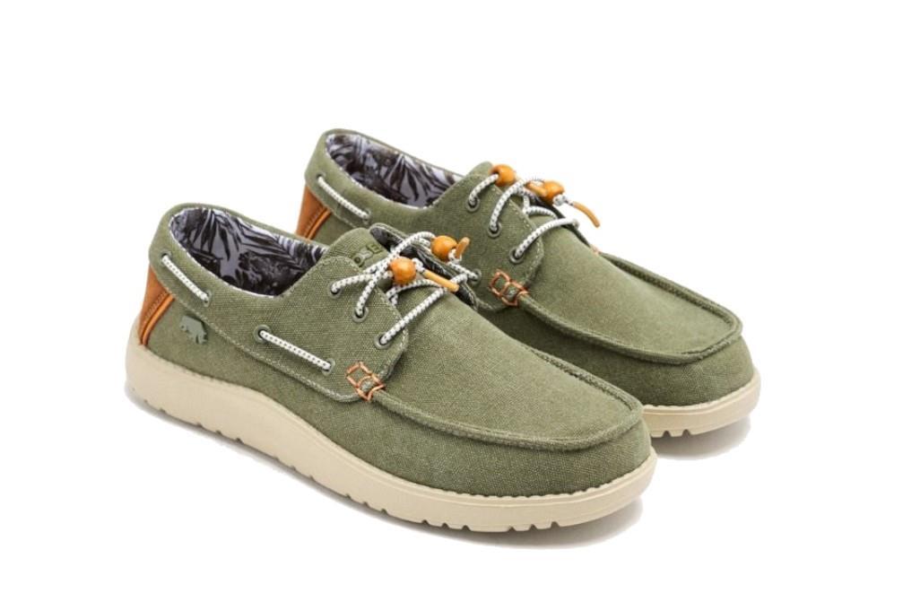 Zapatos náuticos Gioseppo SULT 71667 en caqui para hombre