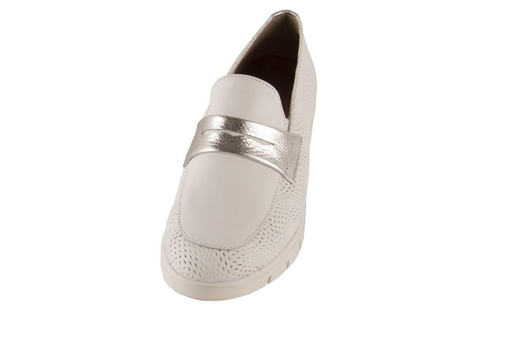 Mocasines Chamby 6 en blanco para mujer
