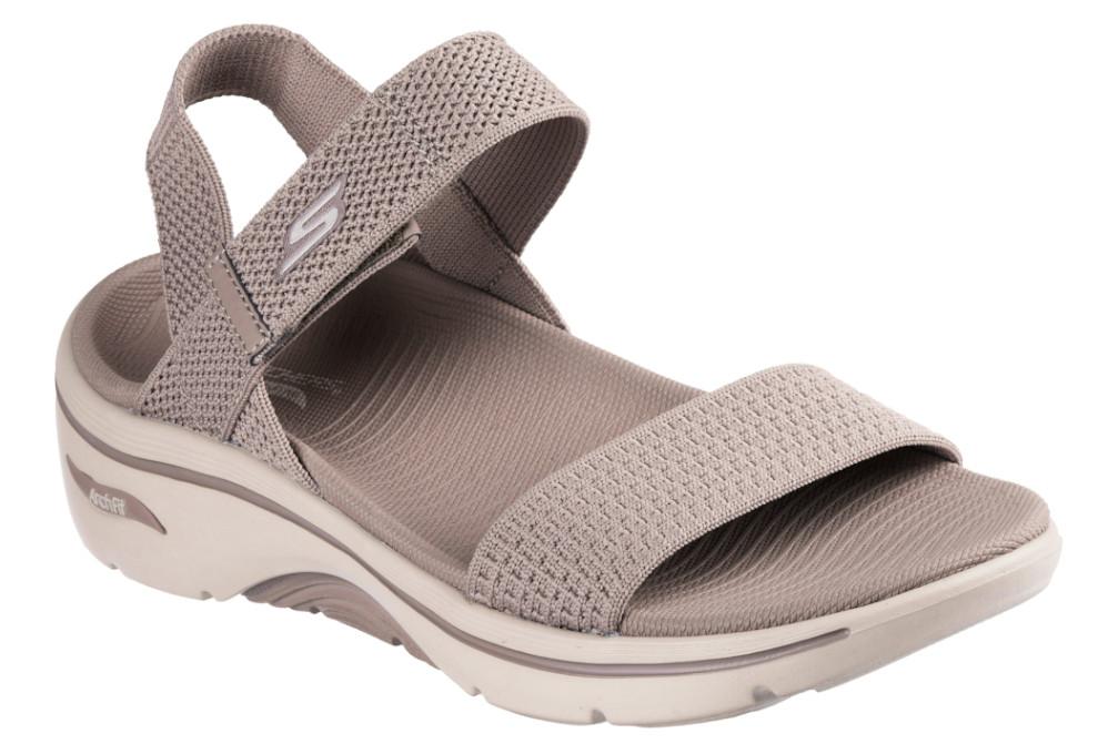Sandalias Mujer Skechers GO WALK Arch Fit 2.0 Annie 140874 taupe | Soporte Plantar y Máxima Comodidad